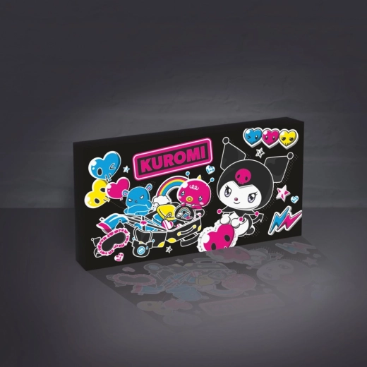 Lichtgevend schilderij KUROMI – neonwanddecoratie