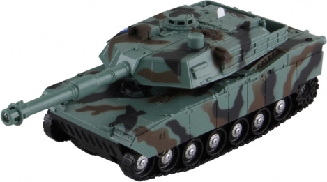 Tank met terugtrekmechanisme met licht en geluid