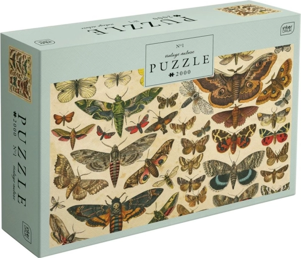 Puzzel Vintage Nature: Vlinders, 2000 stukjes