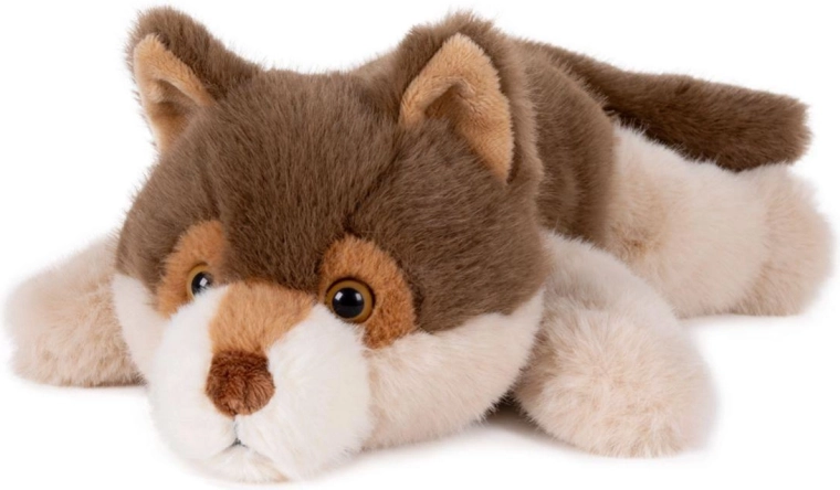 Pluchen liggende wolf 35 cm
