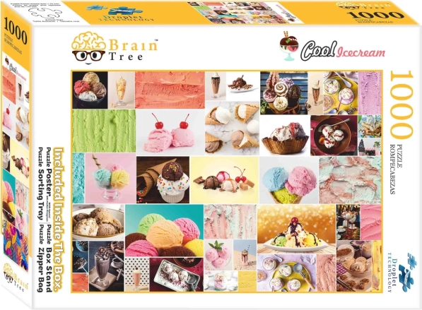 Puzzel COOL ICECREAM 1000 stukjes van Brain Tree