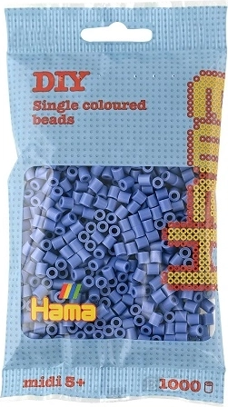 Hama MIDI strijkkralen – blauw, 1000 stuks
