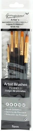 Set ronde penselen 2, 6, 8, 10 en 12