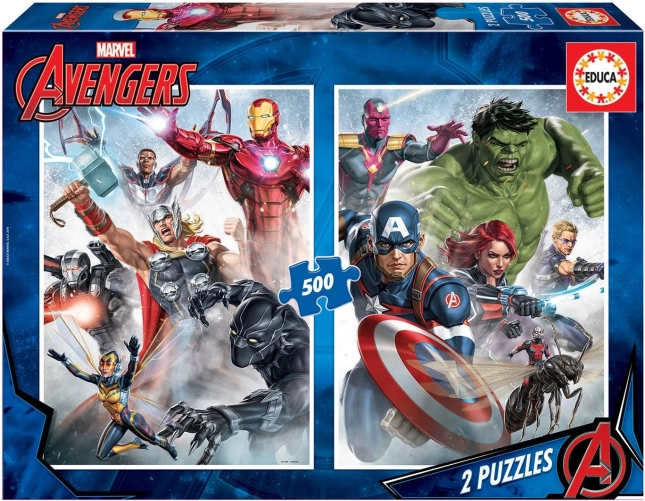 Educa Puzzel Avengers 2x500 stukjes