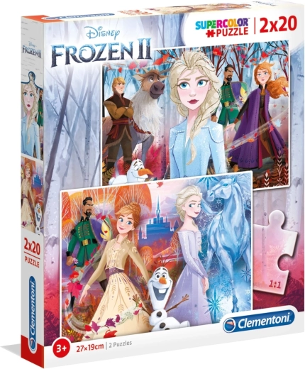 Puzzel 2x20 Super Color Frozen 2