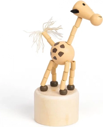 Safari Giraffe Dieren van Hout om te Knijpen van Bigjigs Toys