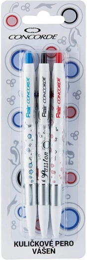 Balpen CONCORDE Passie, 3 stuks