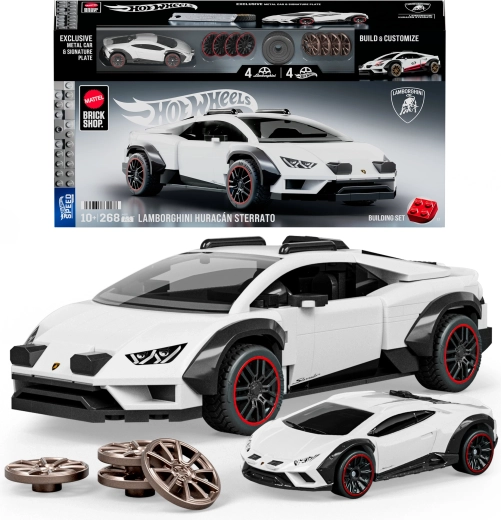 Bouwset Mattel Brick Shop Hot Wheels Speed Series Lamborghini Huracán Sterrato