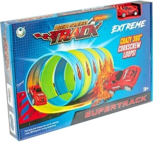 Racebaan met 360°-loop