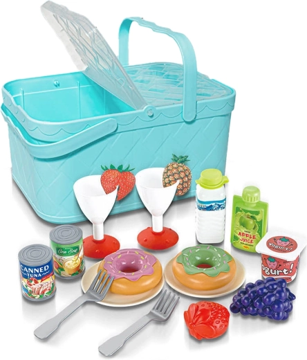 Picknickset in mandje - 1 stuk