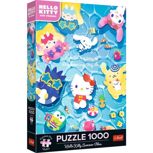 Puzzel Hello Kitty Op De Zomergolf 1000 Stukjes van Trefl