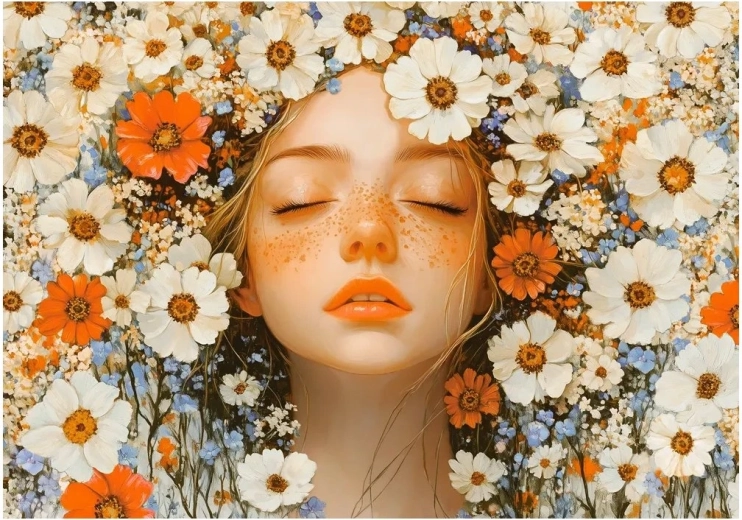 Puzzel Lentemeisje 500 stukjes CASTORLAND