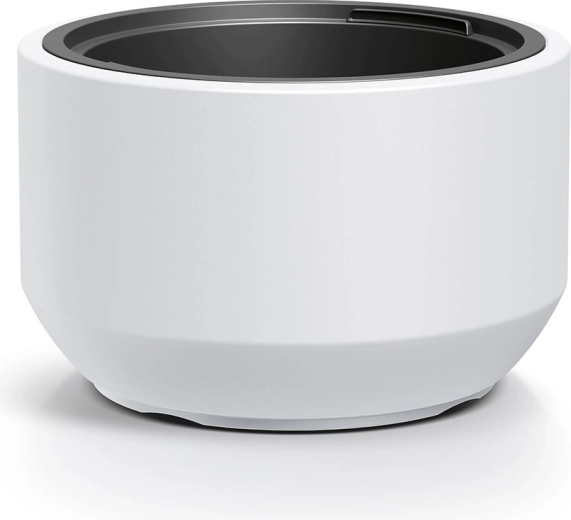 Bloempot met inzet 39 cm wit HEOS