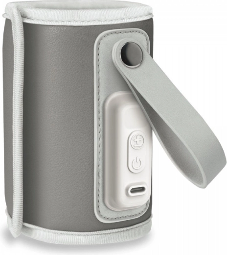 Flessenwarmer Thermup Go Grijs zilver