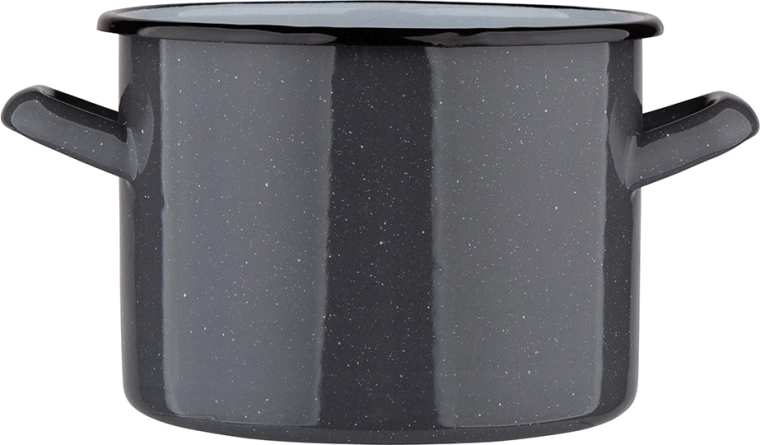 Pan Prosty geëmailleerde kookpan grijs gespikkeld 4,4 l 20 cm