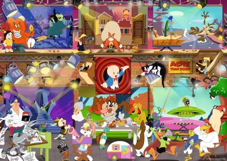 Puzzle RAVENSBURGER Looney Tunes Studio 1000 stukjes