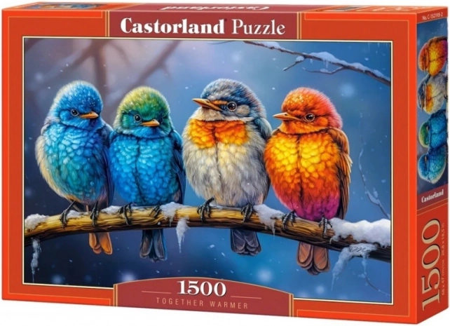 Puzzel 1500 stukjes Vogels Samen warmer
