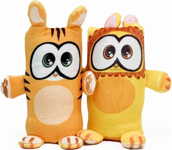 Maskot Dublusie - dubbelzijdige tijger/leeuw