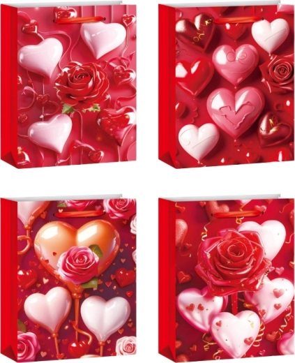 Cadeautas XL Hartjes voor verliefden 40 × 55 cm