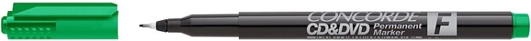 Permanente marker voor CD en DVD Concorde, groen, 0,5 mm