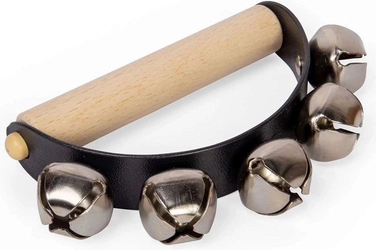 Bigjigs Toys kinderbellen met houten handvat