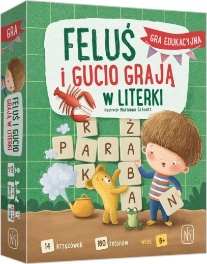 Spel "Feluś en Gucio spelen letters"