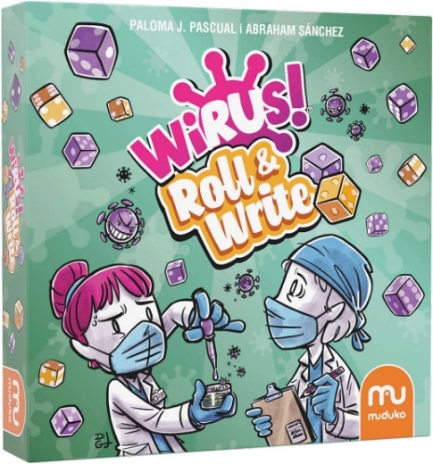 Wirus: roll & write bordspel