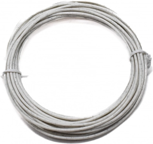 Filament met marmereffect, wit, 5 m