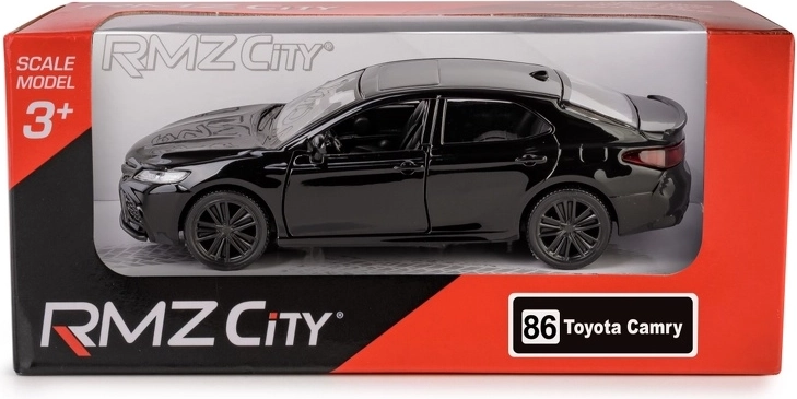 Metalen model RMZ City Toyota Camry 2022 1:32 zwart met pull-back aandrijving