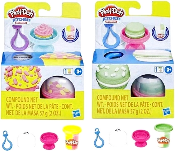 Play-Doh cupcakes en macarons – creatieve set om te bakken met klei