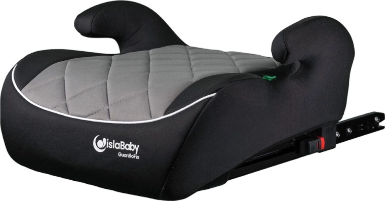 IslaBaby GuardioFix autostoelverhoger met ISOFIX 125–150 cm, grijs