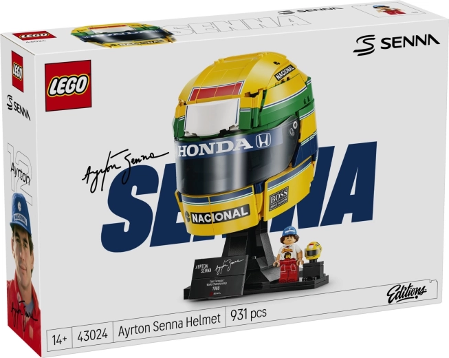 LEGO Editions helm Ayrton Senna