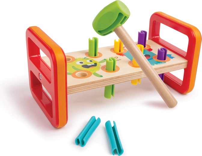 Hamerbank met hamertje voor kinderen