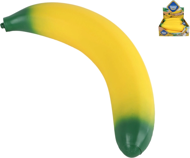 Giga squeeze banaan – stretch antistress knijpspeeltje 37 cm