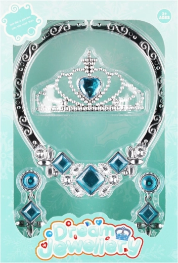 Prinsessensieradenset voor kinderen met diadeem en ketting