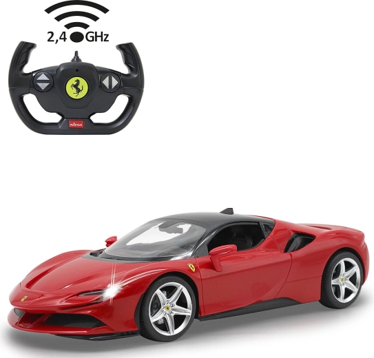 Jamara Ferrari SF90 Stradale RC-auto 1:14 rood - 1 stuk