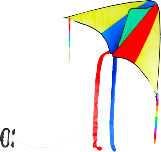 Kleurrijke vlieger 110 × 63 cm met handvat