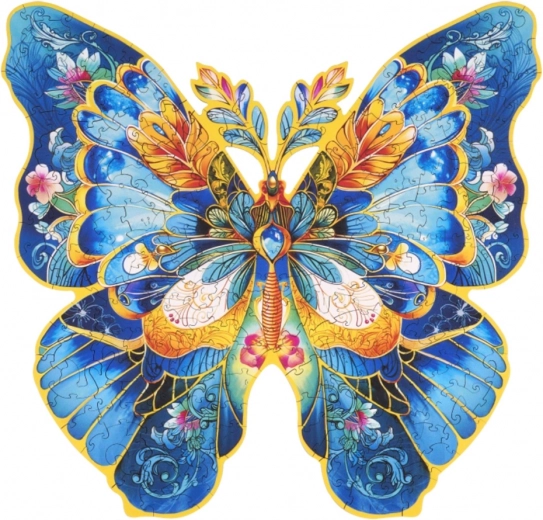 Houten puzzel Vlinder Morpho Helena