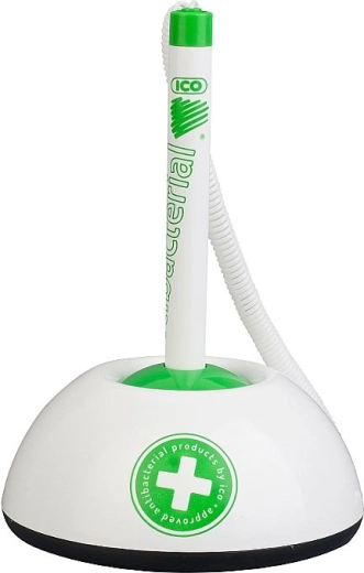 Kogelpen in houder met antibacteriële afwerking ICO