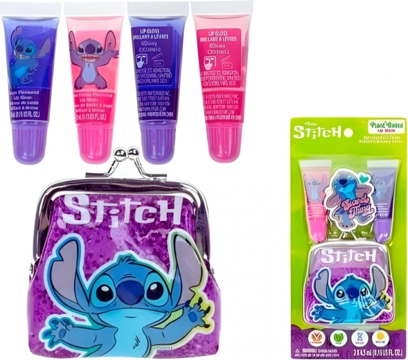 Set portemonnee en 2 lipgels Stitch