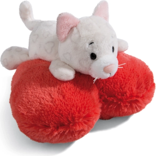 NICI pluchen poesje met hart 13 cm