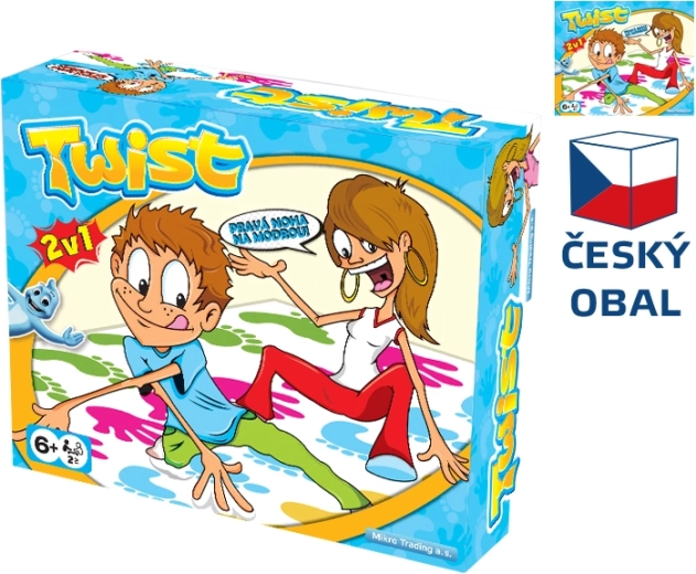 Gezelschapsspel Twister voor kinderen vanaf 6 jaar