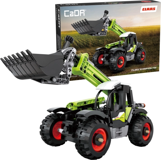 CaDA telescopische lader Claas Scorpion 756 – bouwset met 401 onderdelen
