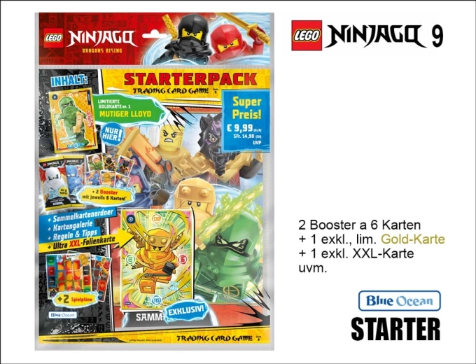 LEGO NINJAGO verzamelkaarten serie 9 startpakket