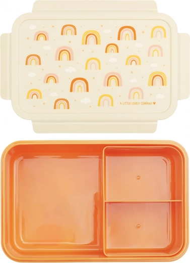 A Little Lovely Company broodtrommel voor kinderen – Regenboog