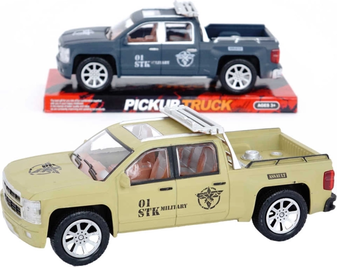 Plastic pick-up autootje op frictie 26 cm - 1 stuk