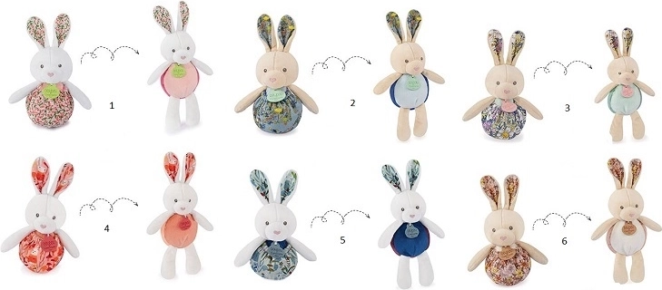 Pluche konijntje 2-in-1 Doudou