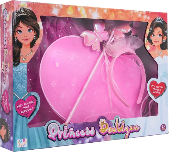 Kinderset kleine prinses met vlindervleugels