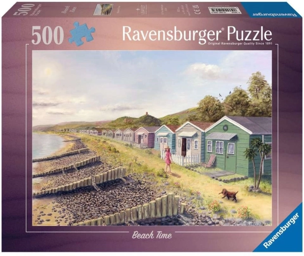 Ravensburger puzzel Tijd op het strand 500 stukjes