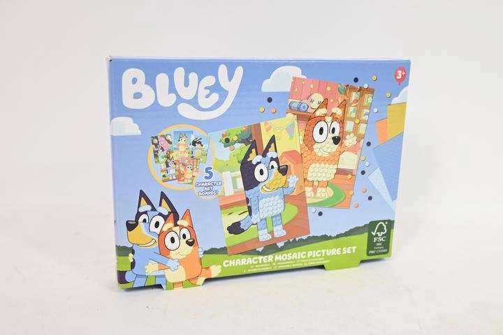Bluey mozaïekset met stickers